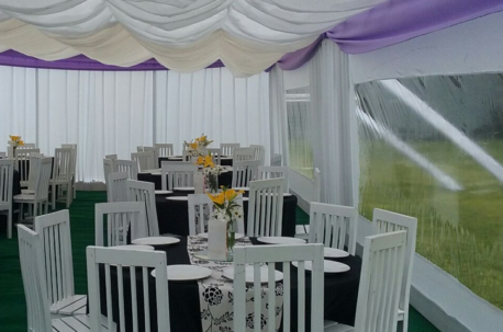 Carpas y toldos para eventos Carpa, Mibiliario y Calefacción